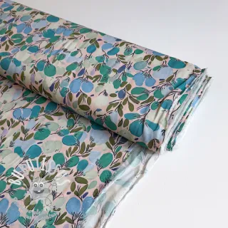 Viscose RAYON POPLIN Simplistic flowers design C