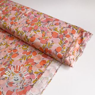 Viscose RAYON POPLIN Simplistic flowers design A