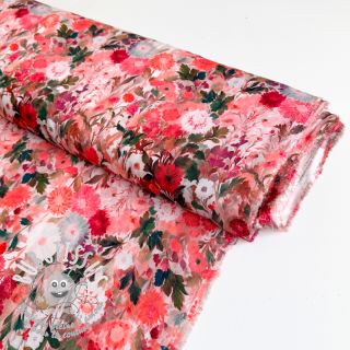 Viscose RAYON POPLIN Wild flowers design B