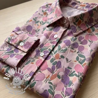 Viscose RAYON POPLIN Simplistic flowers design B