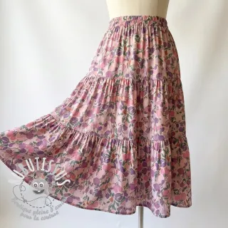 Viscose RAYON POPLIN Simplistic flowers design B