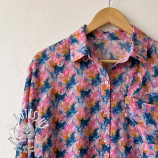 Viscose RAYON POPLIN Faded spots design A