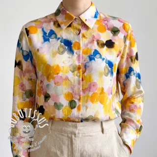 Viscose RAYON POPLIN Bouncy design E
