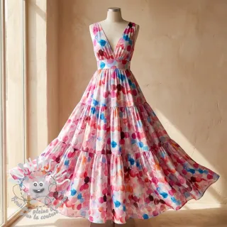 Viscose RAYON POPLIN Bouncy design F