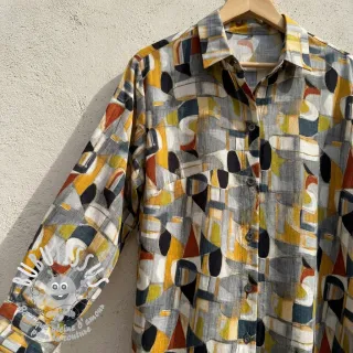 Viscose RAYON POPLIN Leona design D