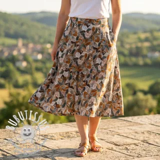 Viscose RAYON POPLIN Floral design E