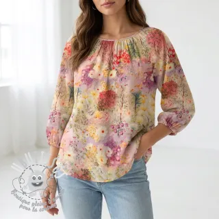 Viscose RAYON POPLIN Love design B