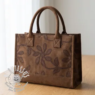 Suede stretch Amalia brown
