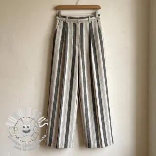Lin YARN DYED BIG Stripe black