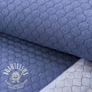Tissu matelassé JEANS dark blue