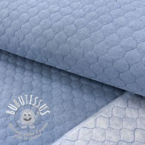 Tissu matelassé JEANS blue