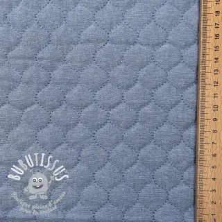 Tissu matelassé JEANS blue
