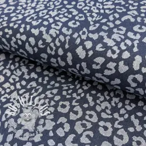 JEANS DENIM Leopard dark blue