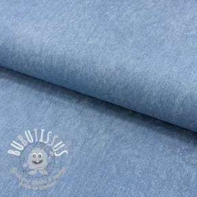 JEANS DENIM HEAVY Animal printed light blue