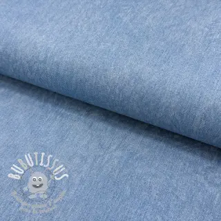 JEANS DENIM HEAVY Animal printed light blue
