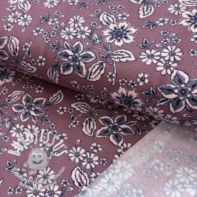 Sweat envers minkee SOFT Flowers old blush