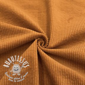 Tissu velours cotelé 6W STRETCH mustard