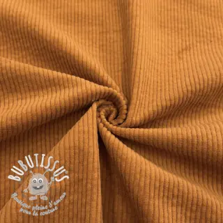 Tissu velours cotelé 6W STRETCH mustard