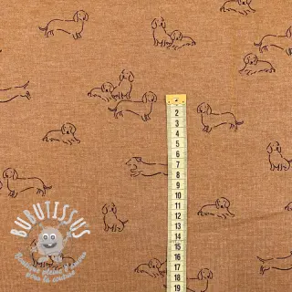 Sweat envers minkee Dogs camel melange