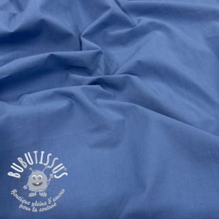 Tissu coton WASHED royal blue