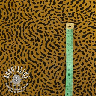 Jersey Dots and shapes olive