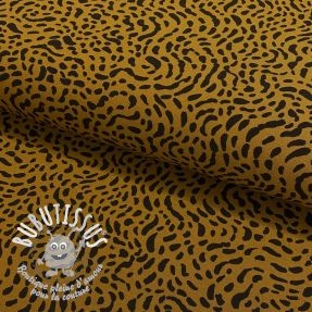 Jersey Dots and shapes olive