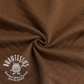 Sweat matelassé brown