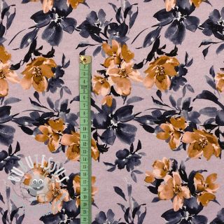 Sweat Huge flowers lilac digital print