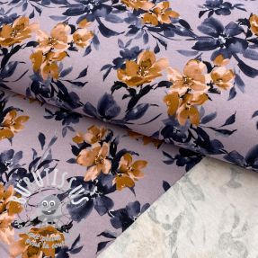 Sweat Huge flowers lilac digital print