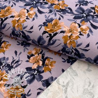 Sweat Huge flowers lilac digital print