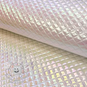 Tissu matelassé Fancy diamonds offwhite