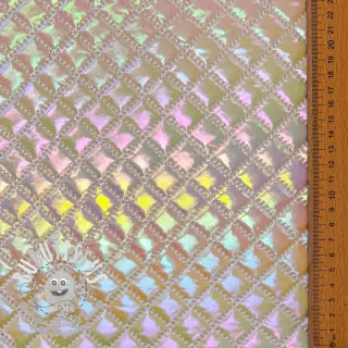 Tissu matelassé Fancy diamonds offwhite