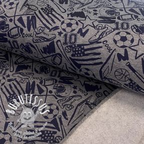 Sweat envers minkee Sports grey melange