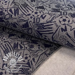 Sweat envers minkee Sports grey melange