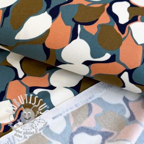 Sweat envers minkee SOFT Abstract nutmeg