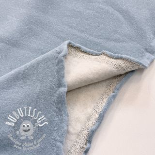 Sweat envers minkee LUREX baby blue