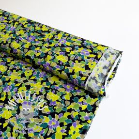 Viscose RADIANCE Flowers green