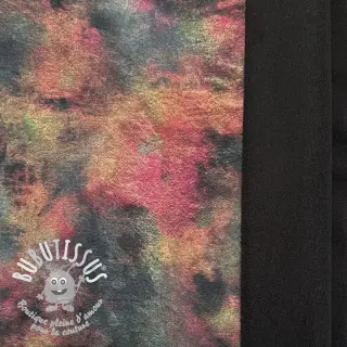 Softshell Abstract anthracite digital print