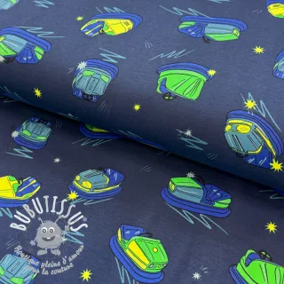 Jersey NEON Bumper cars midnight blue