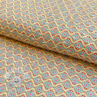 Tissu coton DOBBY Aztec digital print