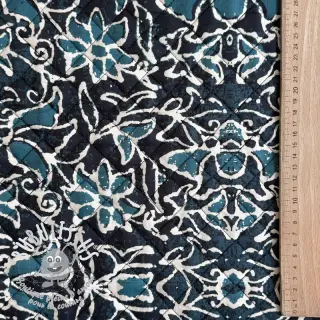 Tissu coton QUILT DOUBLE SIDED Square design C