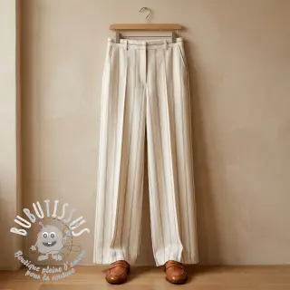 Lin avec viscose Pin naturals