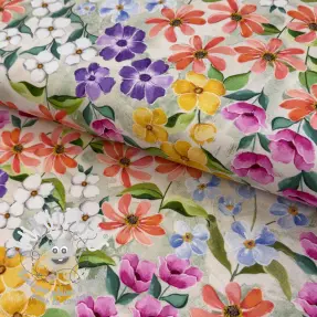 Tissu déco Floralia multi digital print