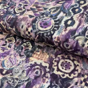 Tissu déco Abstract purple digital print