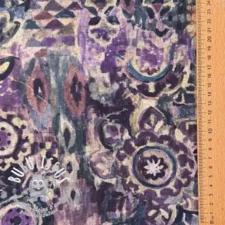 Tissu déco Abstract purple digital print