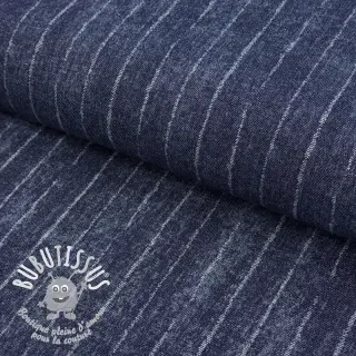 JEANS DENIM Stripe in stripe indigo
