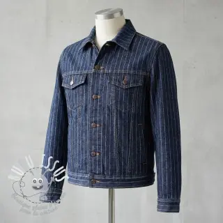 JEANS DENIM Stripe in stripe indigo