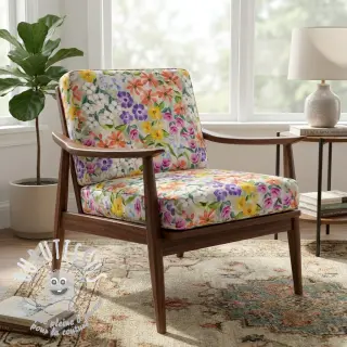 Tissu déco Floralia multi digital print