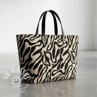 Tissu déco Linenlook Animal black