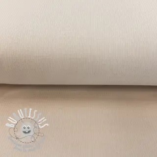 Tissu velours cotelé fin beige